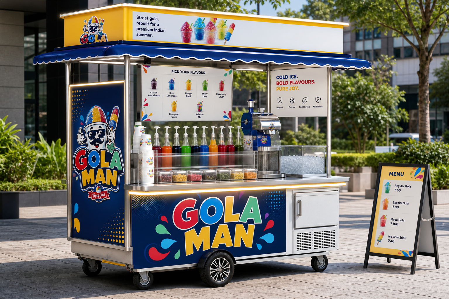 GOLA MAN pilot cart mockup